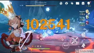 Yoimiya C0 with Amos bow R1 | Genshin Impact