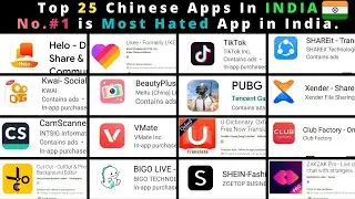 Chinese Apps list in India 2020 | 100+ China Games & Apps , Ban TikTok | Support Indian Apps