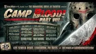 'Camp Blood VIII' at The Mahoning Drive-In Theater - September 1-4, 2022