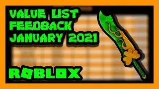 ASSASSIN VALUE LIST FEEDBACK JANUARY 2021 [Zickoi]