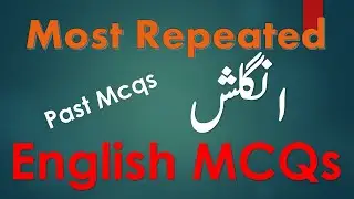 Most Repeated English Mcqs, English Mcqs for all Job, English Mcqs for PPSC FPSC NTS & PTS,