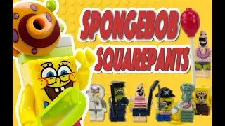 SpongeBob Minifigure Madness! Pirate SpongeBob, Balloon Patrick & More LEGO-Style Builds! 🏴&zwj;☠️🎈🍦