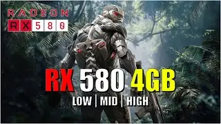 Crysis Remastered | All settings tested | RX580 4GB BENCHMARK