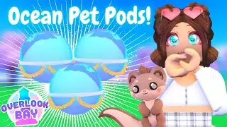 Opening 10 *New* Pet Pods in Roblox Overlook Bay!