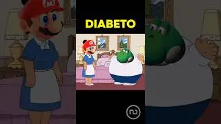 Yoshi SUPER GORDO vs YOSHI BEB&Eacute; 🍪 #Shorts #SuperMario