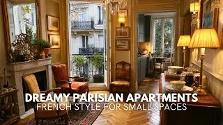 Dreamy Small Parisian Apartments: A Graceful Blend of Style, Warmth, and Comfort.