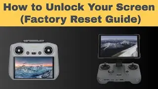 DJI RC2 & RC Pro 2: How to Unlock Your Screen Factory Reset Guide #shaunthedrone