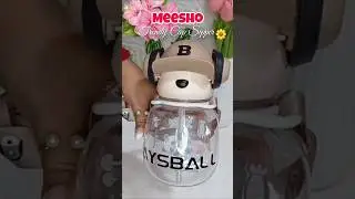 Meesho Cap Sipper Bottle Under ₹200 | Trendy Meesho Water Bottle #shorts #ytshorts #meesho #sipper