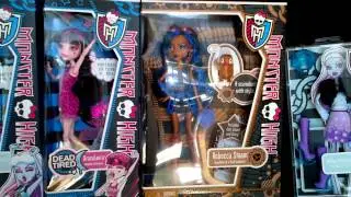 Monster High Haul #2 Robecca Steam/Dead Tired Wave 2/SIGNED Scarah Screams!!!