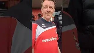 Postie Paul in vintage Redditch United top....can,t talk shock horror #redditch #football #nonleague