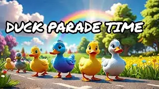 The Colorful Duck Parade 🦆🌈 (Fun Kids Song!)