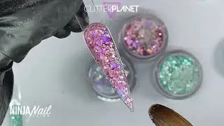 My NEW Acrylics they are SO cute | Nail Mate Glitter Acrylics ✨