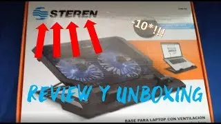 REVIEW Y UNBOXING DE VENTILADOR PARA LAPTOP STEREN (COM-098)