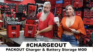 #chargeout PACKOUT Mod 4 Sale, Custom charger  @MilwaukeeTool  AMMOCAN (Compact Tool box 48-22-8422)