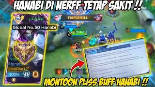 HANABI DINERFF LAGI ❗TAPI DAMAGENYA TETAP SAKIT ❗MONTOON PLISS BUFF HANABI ‼️- MLBB