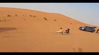 How to ride sand slide in desrt