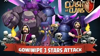 Farming strategy in th9 using Gowipe- Clash of Clans