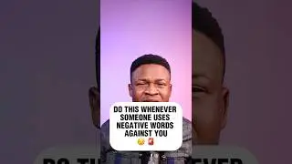 Do this whenever someone speaks negative words against you #inspiration #prophetic #motivation #fyp