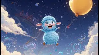 Baa Baa Blue Sheep&rsquo;s Balloon Ride | Whimsical Adventure Song for Kids | Fun Nursery Rhyme  Toddlers