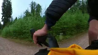 Descending through Craigvinean Forest on a Foggy Saturday Morning | Immersive Scottish Gravel (360)