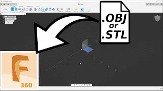 how to import a OBJ or STL into Fusion 360 (old version)