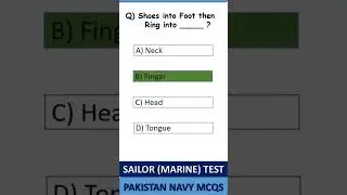 Pakistan Navy Sailor (Marine) Mcqs #paknavy #marine