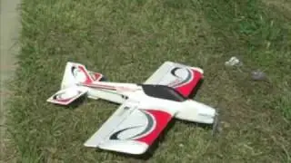 maiden flight of the Typhoon 3D rc radio control airplane plane - Chris and Chuck