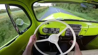 The POV Driving Experience - 1950 Ford F2 Pick-up Flathead V8 T5 Manual