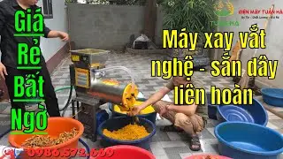Máy Xay Vắt Nghệ Sắn Dây Liên Hoàn Giá Rẻ
