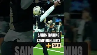 #Saints Training Camp Highlights Day 1️⃣8️⃣ #nfl #shorts