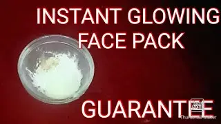 last moment instant glowing face pack for eid//farru ki duniya