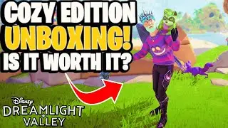 (FACE CAM) Cozy Edition UNBOXING! IS IT WORTH IT? | Dreamlight Valley