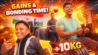 AAJ GYM PE LAGA LIYA PR SE 2 REP 🤩| NEXT PR 100KG SOON 💪@ghisingvlog073 