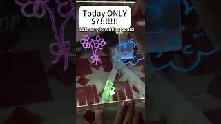 Perfect kids' gift: led writing board #acrylicmessageboard #led