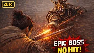 Gyoubu Oniwa NO HIT &ndash; Perfect Parries | Charmless + Demon Bell (4K) #sekiro #soulslike 