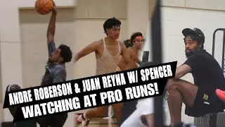 Andre Roberson & Juan Reyna GO OFF w/ Spencer Dinwiddie Watching at Private Pro Runs!