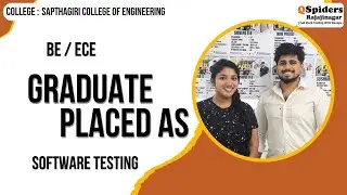 Student Placement Story as Content SOFTWARE TESTING | QSpiders | Rajajinagar