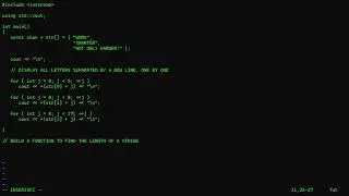 C++ Build a Function to find  String Length; use of const char * pointer [ ] Syntax for Strings