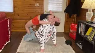 Boston crab & Kate lock￼ Wrestling Challenge 