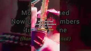10 Most Searched NU Members 'till this Time (Name & w/ the Group Name NU) #nowunited #music #shorts