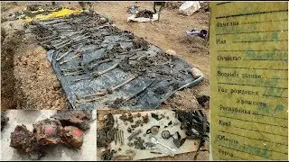 Офицеры 3.   Раскопки по войне в Демянском котле. / excavations of Soviet officers WW2 #90