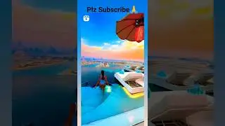 🏊&zwj;♂Sunset swims in ths world's most beautifull infinity pool..🥰❤ #shortsvideo #youtubeshorts #dubai