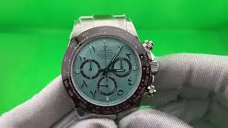 CLEAN工場 ロレックス デイトナ 116506 - プラチナ アイスブルーダイアル & アラビア数字 
