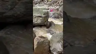 Soothing waterfall sound! #naturesounds #naturelovers #naturephotography