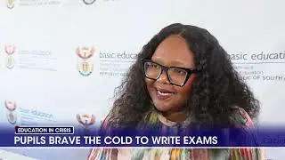 Pupils brave the cold to write exams in Eastern Cape