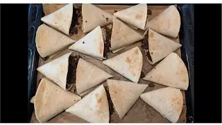 Easy Mini Minced Meat Wraps/ Finger food/ Movie Night/Easy Meals