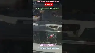 #carboncleaning in Mahindra Scorpio S10  in Ranchi #detox