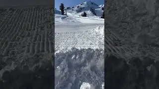 Mammoth Mountain has got so much snow this winter! #mammothmountain #skiing