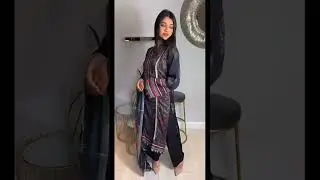 Elegant Arabic Lawn Collection with Silk Dupatta - Order via DM or WhatsApp