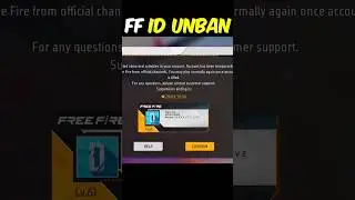 How To Unban Free Fire Id | Free Fire Id Unban Kaise Kare #shorts #freefire #idunbanfreefire